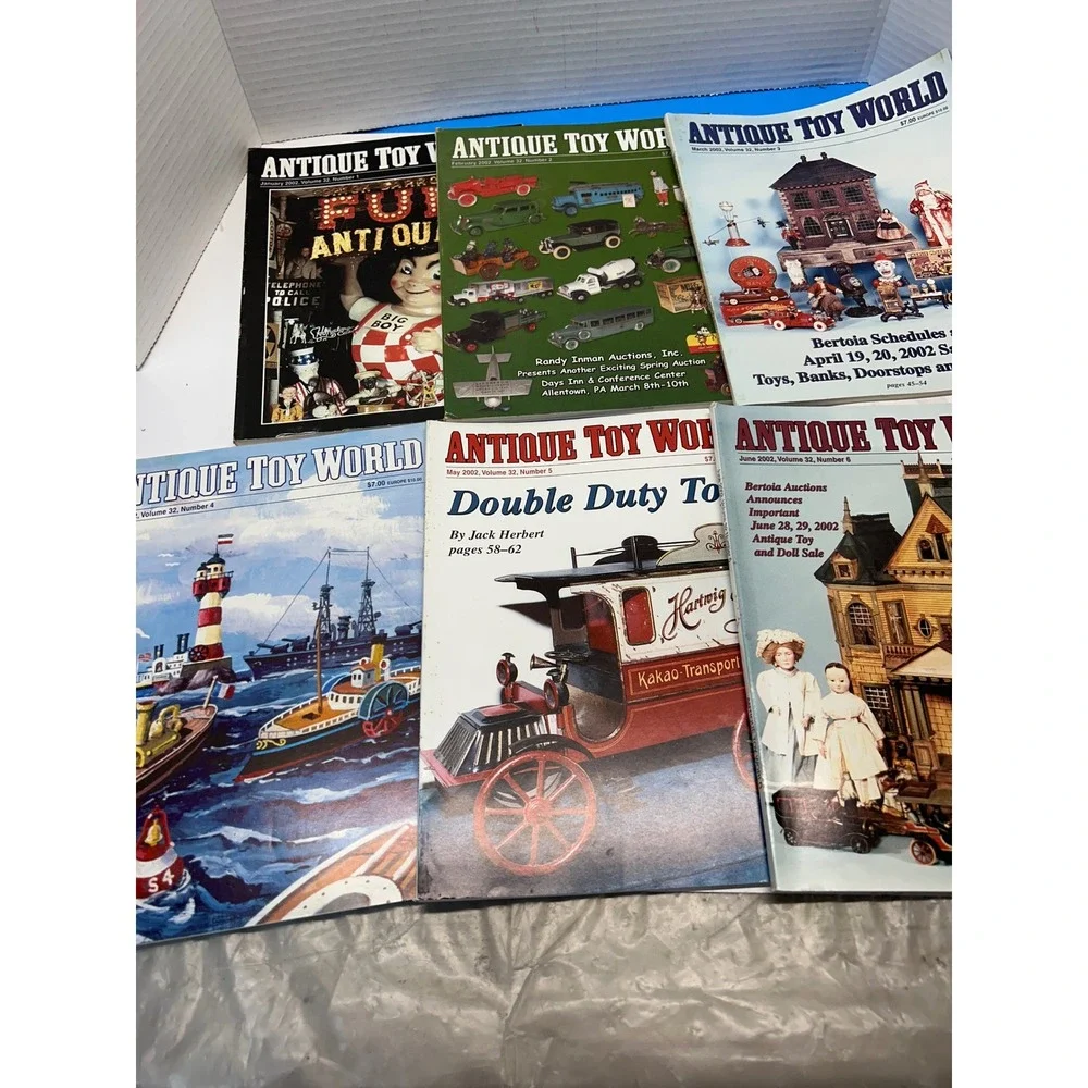 Antique Toy World‎ Magazine Lot 2002 Complete Antiques Collectibles Reference